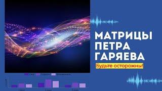 Матрицы Петра Гаряева работают, но будьте бдительны. Антон Артмид