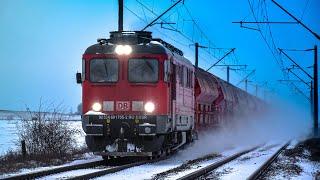 Tren de marfa DB Cargo Romania trece prin zona CET Suceava cu mecanici corecti - 06.02.2023