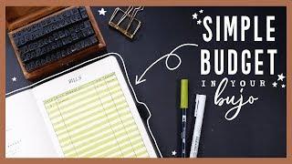 How To Budget In Your BuJo (Even if you SUCK with money!)