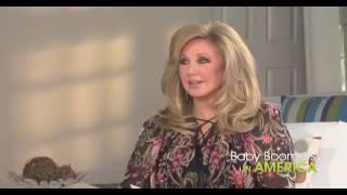 Cindy Monroe with Morgan Fairchild on Baby Boomers TV