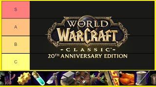 Classic WoW 20th: The Only Profession Tier List You Will Ever Need