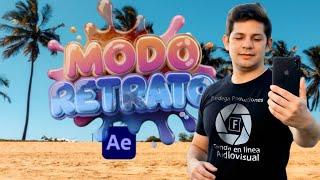 Modo retrato con cámara en After Effects - Curso gratis After Effects 2025