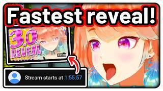 Kiara did the fastest 3.0 Reveal in hololive History 【Hololive EN】