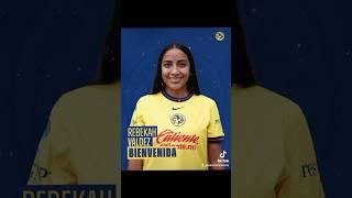 #OFICIALNUEVA REFUERZO DEL CLUB AMÉRICA FEMENIL¡Bienvenida al Club América, Rebekah Valdez! 