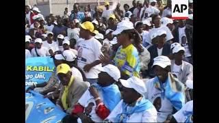 Beginning of rally by President Joseph Kabila