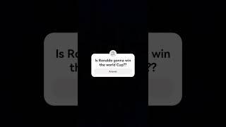 Is Cristiano Ronaldo going to win the 2026 World cup