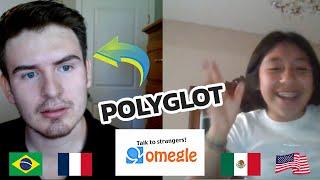 Polyglot on omegle claiming he's from various countries.