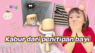 SHANUM JADI BAYI LAGI TEAM DAYCARE ESCAPE ! (TEAMWORK OBBY)ROBLOX [INDO]