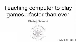 Science: Polish Perspectives Oxford 2018 - DAY 1 - Błażej Osiński