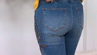 QVC host Melissa in jeans 393