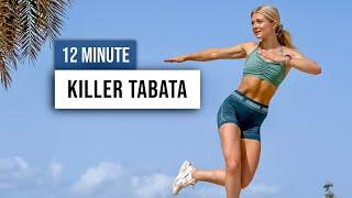 12 MIN TABATA HIIT MOOD BOOSTER Workout - No Equipment, No Repeat, Home Workout with Tabata Songs