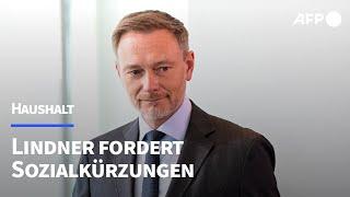 Lindner fordert Kürzungen im Sozialbereich | AFP