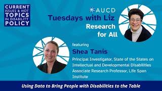 Tuesdays with Liz: Using Data to Bring People with Disabilities to the Table