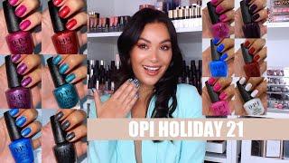 OPI CELEBRATION HOLIDAY 2021 COLLECTION - SWATCHES AND REVIEW | Beauty's Big Sister