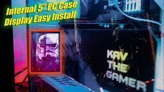 Easy Install 5” Internal Monitor For Gaming PC  #howto #tutorial