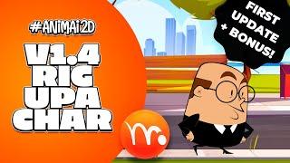 UPA Update + Parallax + Walk cycle | MOHO RIG
