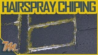 Hairspray chipping - scale model weathering tutorial