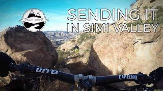 Sending it in Simi Valley - Mountain Biking Simi Valley, California