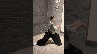 流动的水不会陈腐，经常转动的门轴不会被虫蛀。太极拳 太极沅芷 日常练功 一套动作行云流水 中华武术博大精深