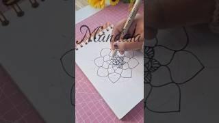 How to draw Mandala easy!#mandalaart #mandaladesign #mandala #mandaladrawing  #mandalaartist #short