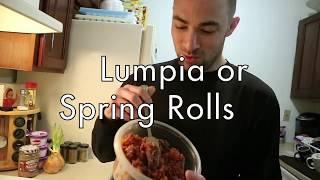 Easy Recipe, How To Make Lumpia/Spring Rolls