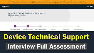 Amazon Digital and Device Technical Support Interview Questions And Answers