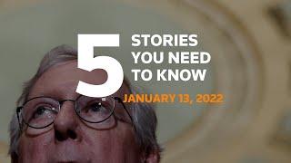 January 13, 2022: Biden voting rights, Mitch McConnell, Kevin McCarthy, Boris Johnson, COVID tax