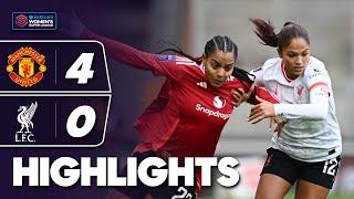 United Fire 4 Past Red Rivals | Manchester United v Liverpool Highlights | Barclays WSL 2024-25