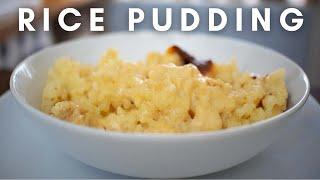 Making SUPER creamy Rice pudding! so underrated