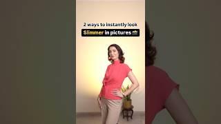 How to look slimmer in pictures #poses #slim #pictures #shorts