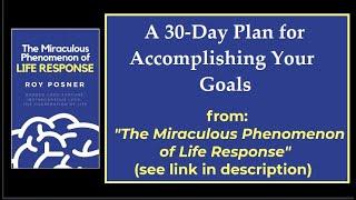 Consecration and a 30 Day Plan for Accomplishment