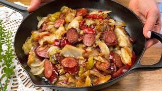 How to Make Delicious Fried Cabbage? Southern Cabbage and Sausage Recipe