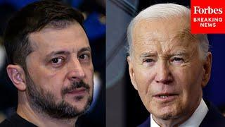 White House Official Reports Biden Spoke With Ukraine's Zelensky Despite Canceling His Trip To Rome