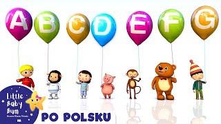 Balonowy alfabet - Uczymy się literek! | Piosenki dla dzieci po polsku - 30 minut! | Little Baby Bum