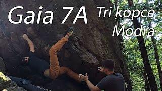 Gaia (7A/V6) | Tri Kopce Modra Bouldering