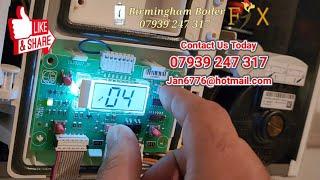 Biasi boiler fault code 04 flashing birmingham boiler repair gas safe heating hot water engineer