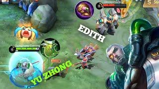 EXP LANE RASA CORE??|| META TANPA RETRI DADAKAN BIKIN PUSING!! || YU ZHONG VS EDITH