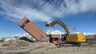 Utah Prison tower comes crashing down 