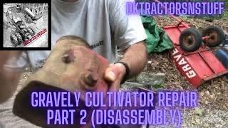 Gravely cultivator repair Part 2 (Disassembly of bearing plate from lower housing)