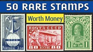 Most Expensive Stamps In The World Wanted By Collectors | 50 Top Rare Stamp Collection