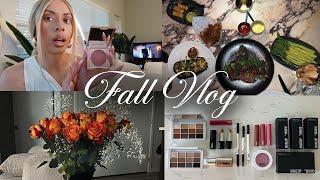 FALL VLOG | fashion trends, cozy dinner, makeup by mario, vitamin line reveal & autumn baking!