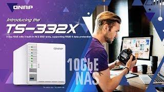 Introducing the TS-332X:  3-bay NAS with 3 built-in M.2 SSD slots, supporting RAID 5 data protection