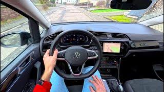 2023 VW Touran DSG [2.0 TDI - 150 HP] POV Test Drive 4K