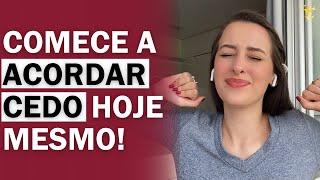 Como ACORDAR CEDO e ser MATINAL!! ⏰  l Lê Fagundes