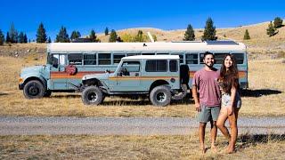 They Turned an Abandoned Bus into a Cozy Desert Oasis