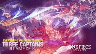 EVERYTHING You Need to Know - Three Captains Ultimate Deck! | One Piece Card Game