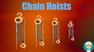 Chain Hoists - How should you use Chain hoists?