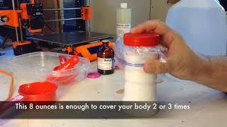 How to make 25% Benzyl Benzoate lotion to cure scabies