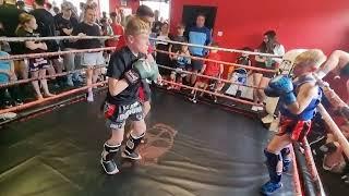 Ollie in action at Valley Thai 21/7/24