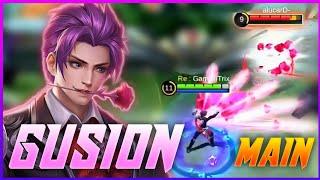 GUSION MAIN THESE DAYS - GLORY RANK GAMEPLAY | GamEnTrix | MOBILE LEGENDS